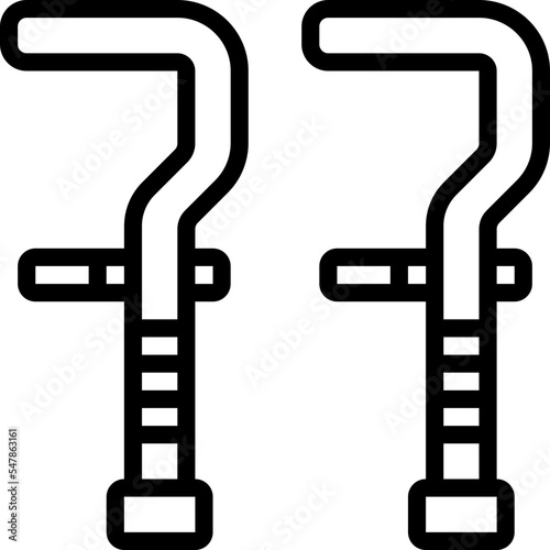 Crutches icon