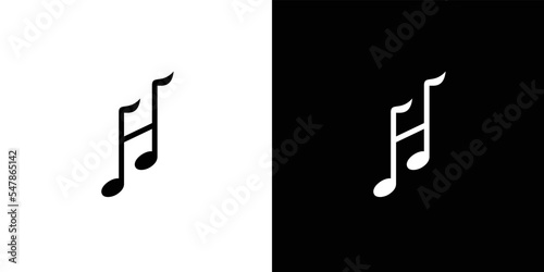 Modern and unique H letter music logo design