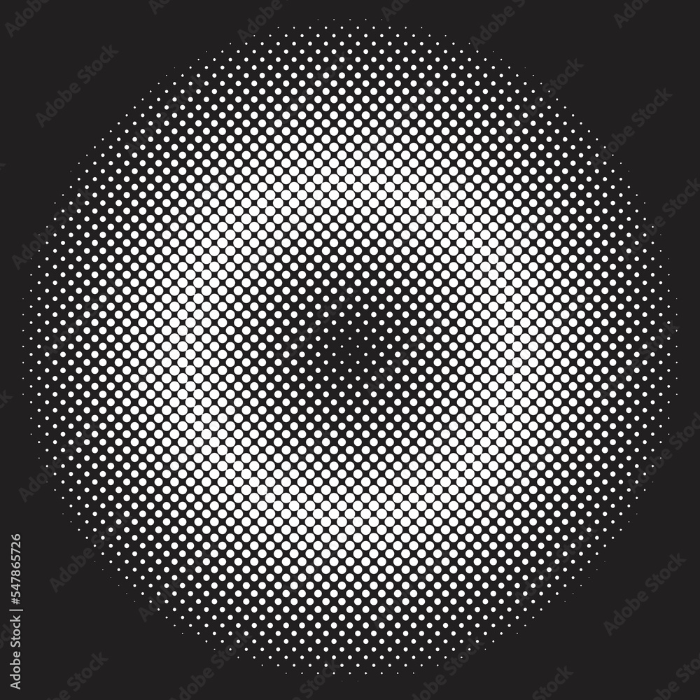Halftone Pattern Design with a background