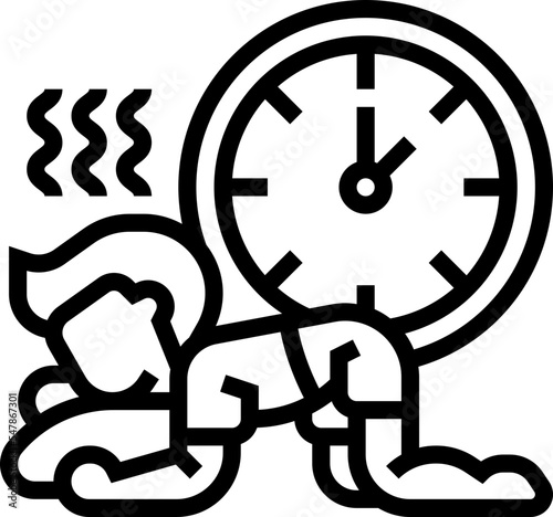 exhaustion icon