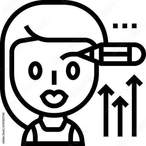 eyebrow icon