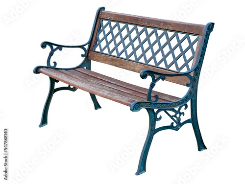 Bench and footpath.  Isolation.