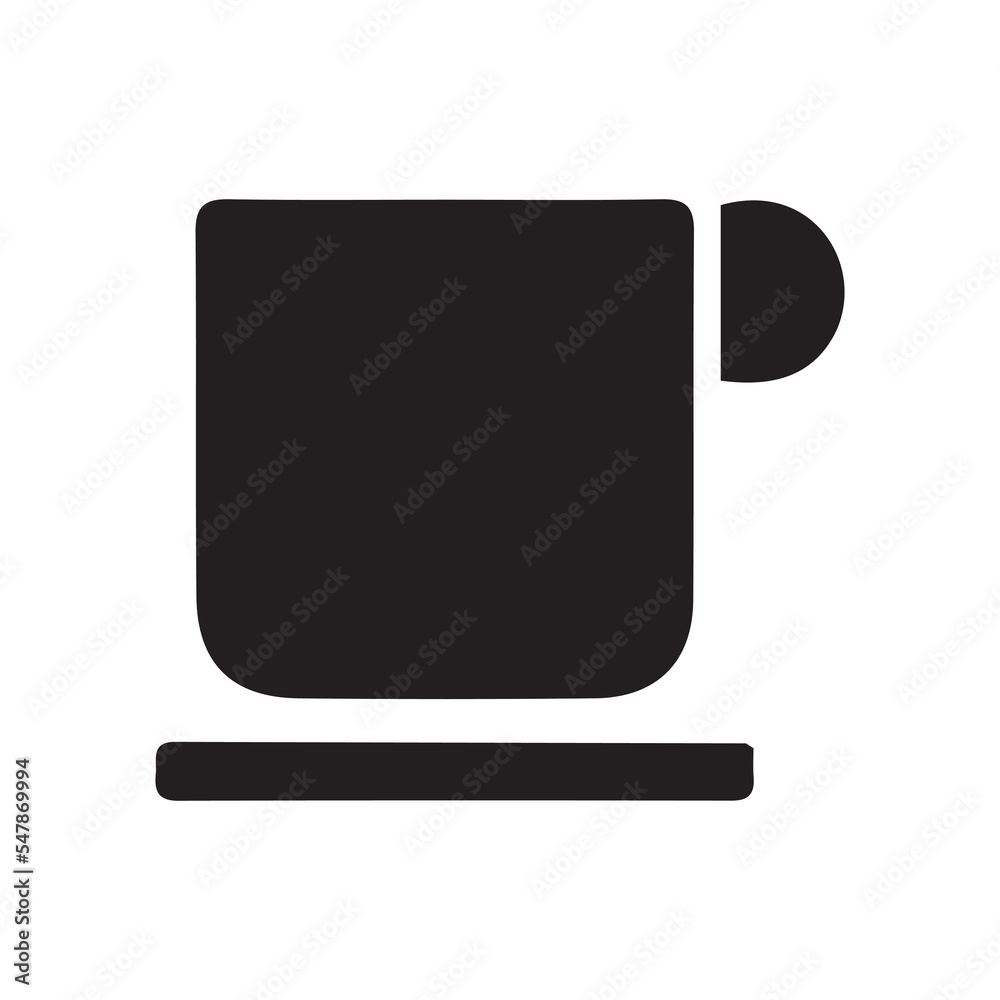 Simple tea cup icon, logo, vector symbol, sign Simple tea cup icon, logo, vector symbol, sign