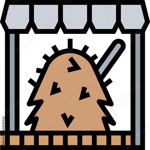 Canvas-taulu haystacks icon