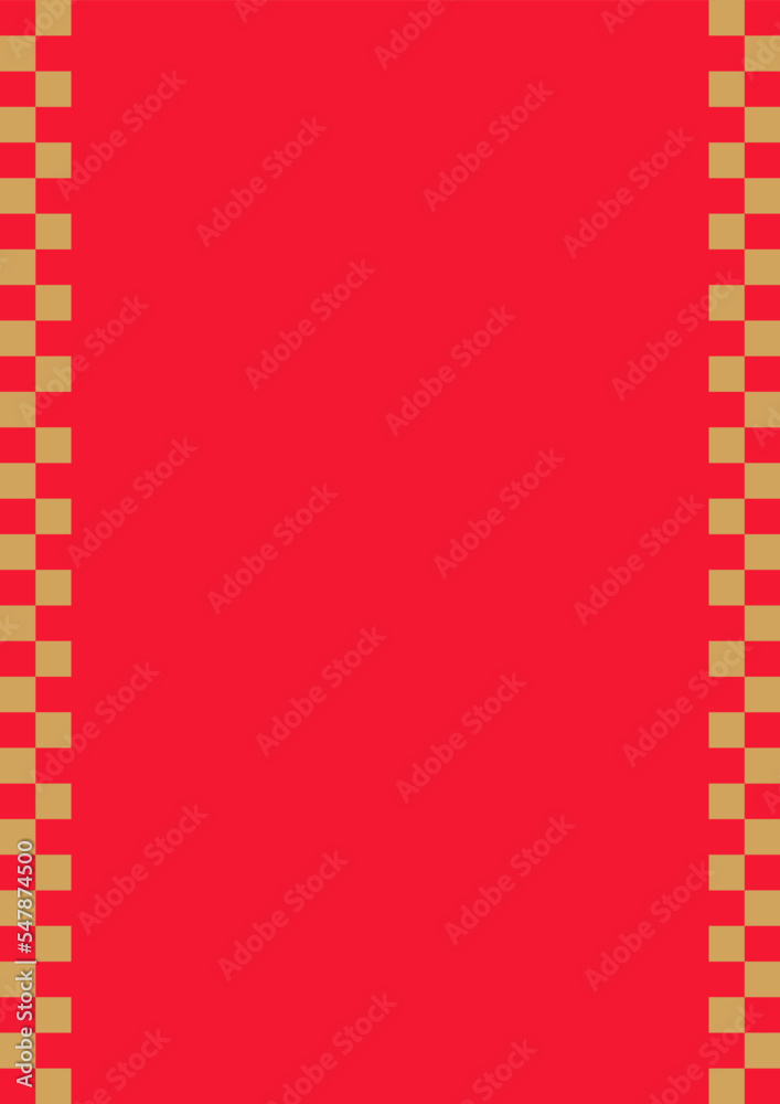 シンプルなおめでたい背景･バナー･フレーム - お正月･初売り･福袋のイメージ素材
