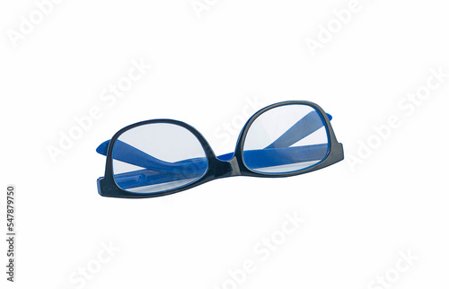 eyeglasses on white background,isolated