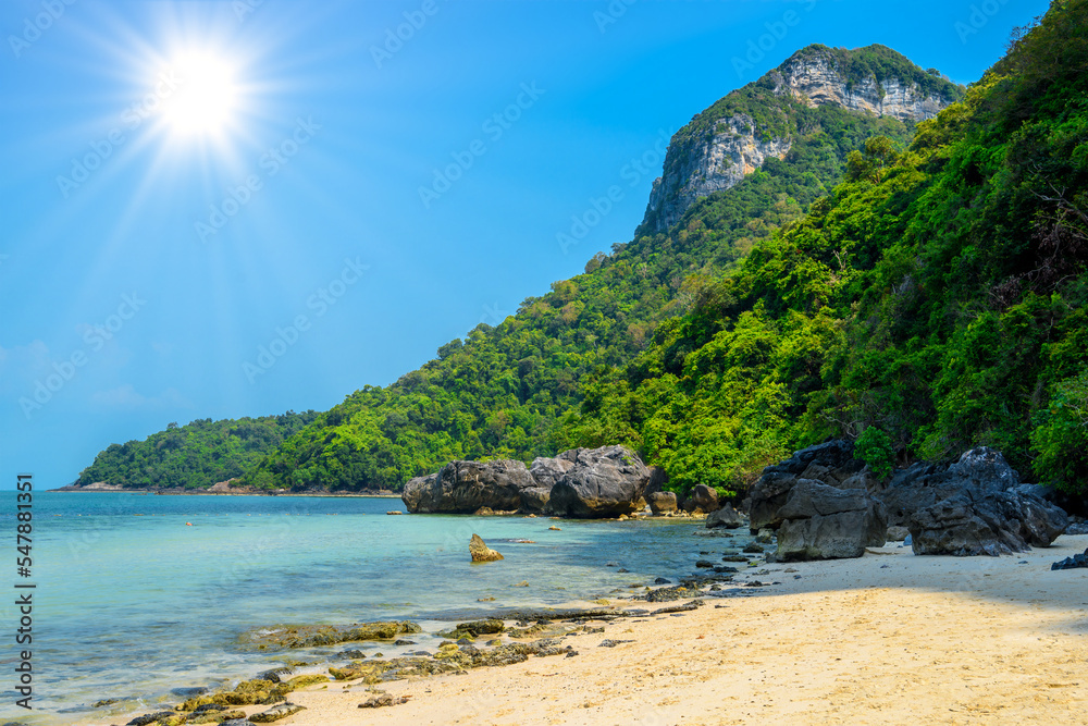 Obraz premium Koh Phaluai, Mu Ko Ang Thong National Park, Gulf of Thailand, Si