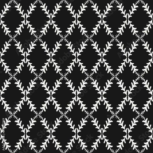 seamless black and white pattern