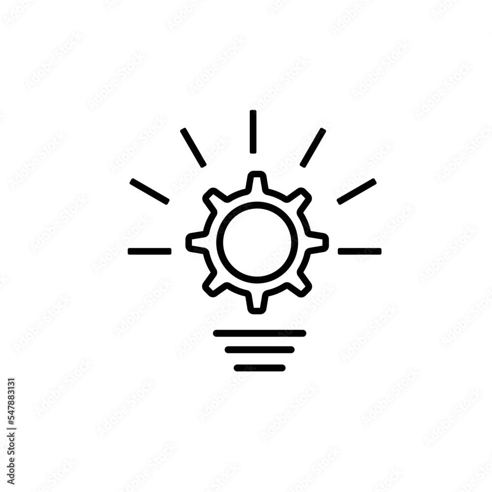 Obraz premium light bulb icon