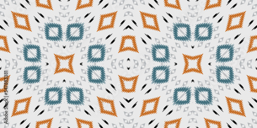 Ikat Floral Scandinavian embroidery, ikat seamless tribal Africa, Ancient style Digital textile Asian Design ancient art for Prints Fabric saree Mughal Swaths texture Kurti Kurtis Kurtas