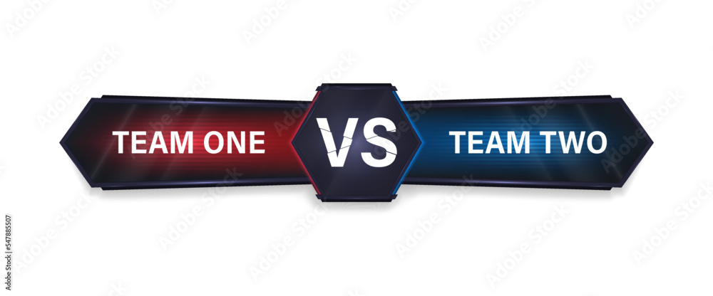 Futuristic callout title Versus battle. 3D Scoreboard - VS for PVP esport, mma, fight, boxing, challenge, tournaments. 3D versus battle panel with the letters VS and a place for teams or players Futuristic callout title Versus battle. 3D Scoreboard - VS for PVP esport, mma, fight, boxing, challenge, tournaments. 3D versus battle panel with the letters VS and a place for teams or players