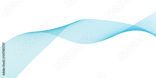 Abstract blue wave background . Abstract blue wave lines on white background. Can be used presentation, poster, wallpaper, calendar .