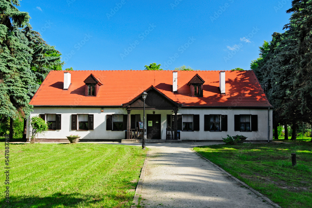 Maria Dabrowska's manor house in Russow, Greater Poland Voivodeship, Poland