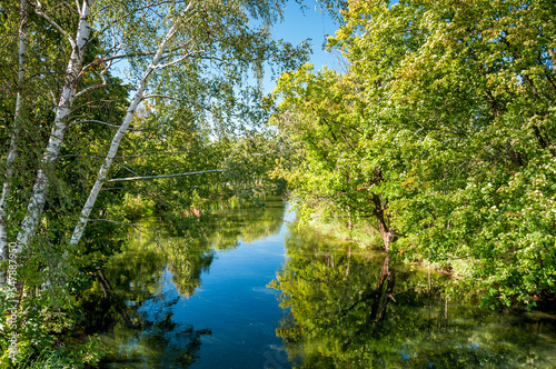 Brda river in Rytel  Pomeranian Voivodeship  Poland