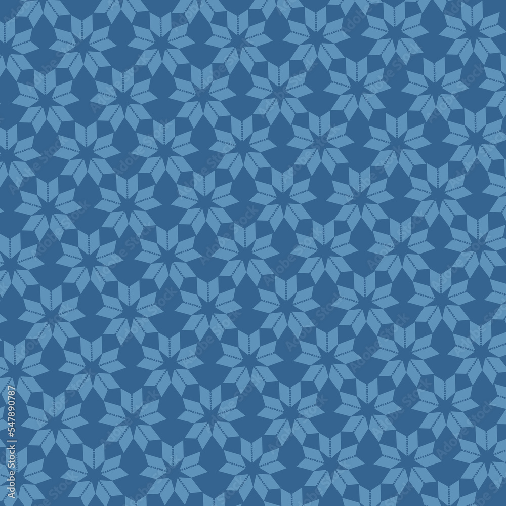xmas pattern with snowflakes