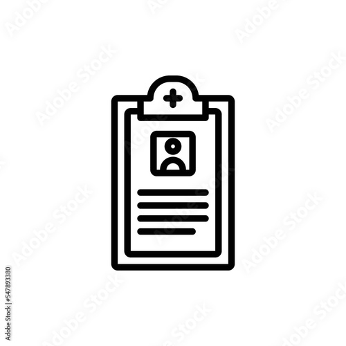 report icon. outline icon