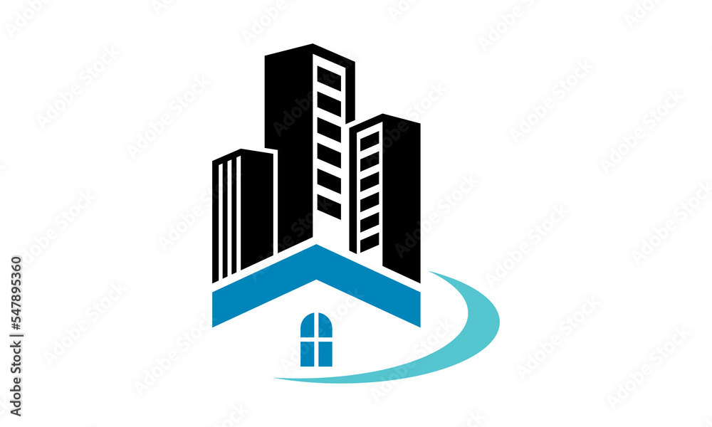 city home logo building city home logo building