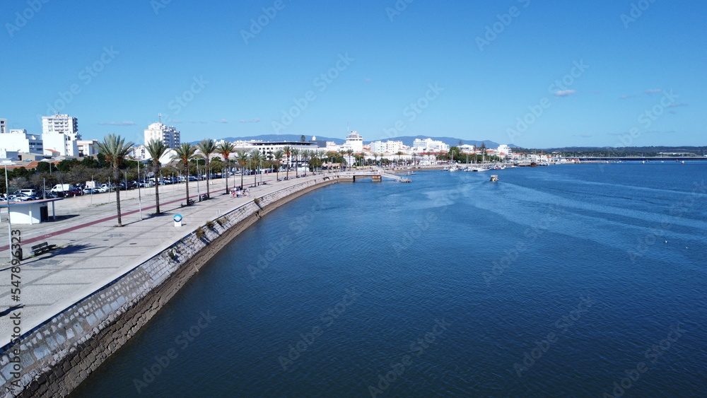 Portimão Algarve Portugal Cidade Praia e rio