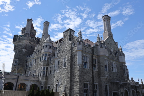 View of the Casa Loma in Toronto, Canada