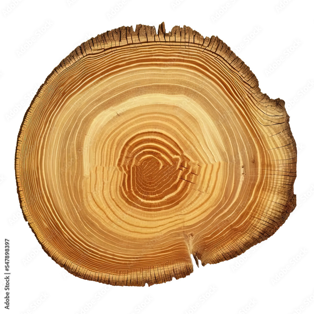Fototapeta premium wooden platform, Wooden texture, tree rings.