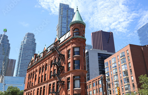Photography Flatiron building in Toronto, Canada