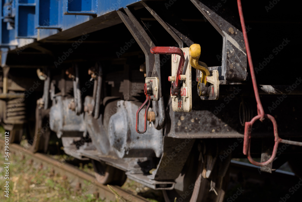 RAILWAY TRANSPORT - Freight wagon safety switches and valves RAILWAY TRANSPORT - Freight wagon safety switches and valves