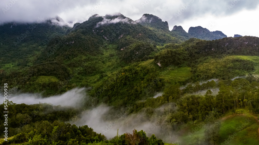 landscape of mountain Doi Luang Chiang Dao Chiang Mai Thailand