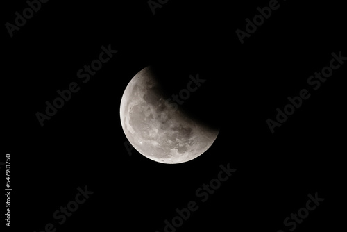 moon on the dark night  dark background