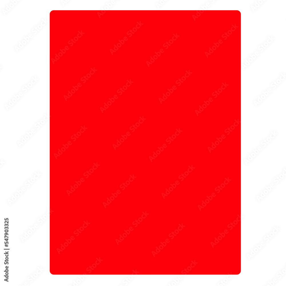Naklejka premium red card soccer icon