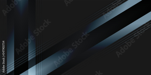 Abstract blue on black background texture. Dynamic curves ands blurs pattern © indah