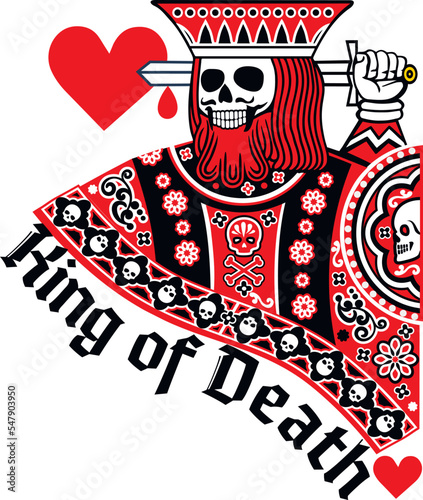poker heart king , grunge vintage design t shirts