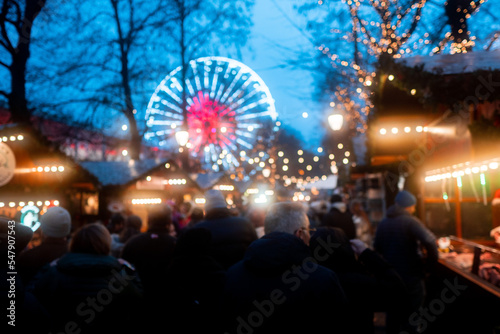 hinterland christmas park in Oslo 