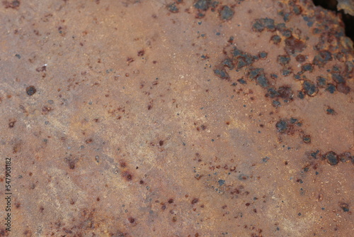 Metal rust. Corrosive rust on old iron. Use as illustration for presentation. Rusty texture background as panorama.
