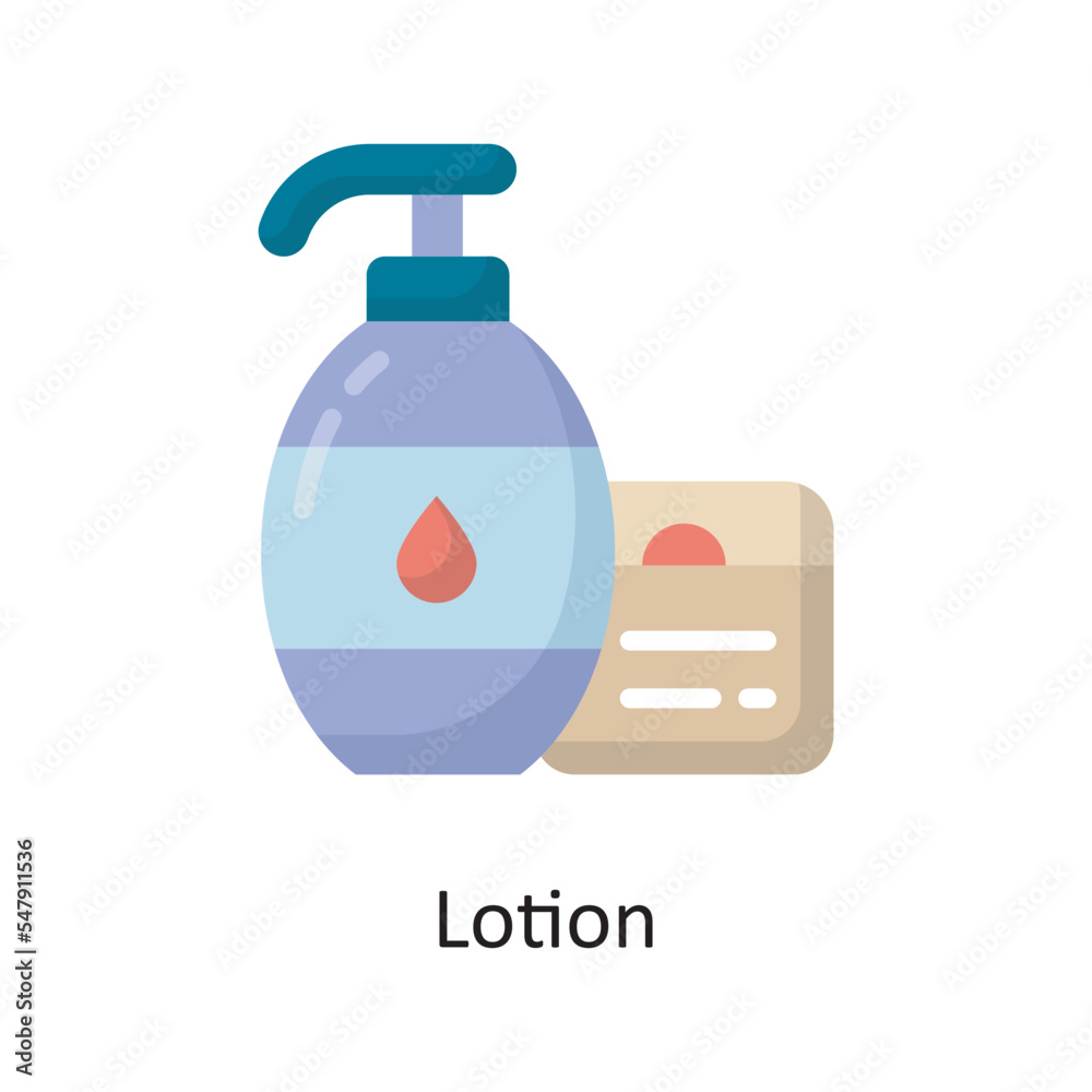 Lotion Vector Flat Icon Design illustration. Housekeeping Symbol on White background EPS 10 File Lotion Vector Flat Icon Design illustration. Housekeeping Symbol on White background EPS 10 File