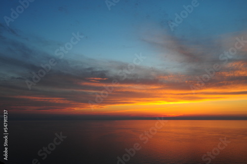 sunset over the sea © Filippo