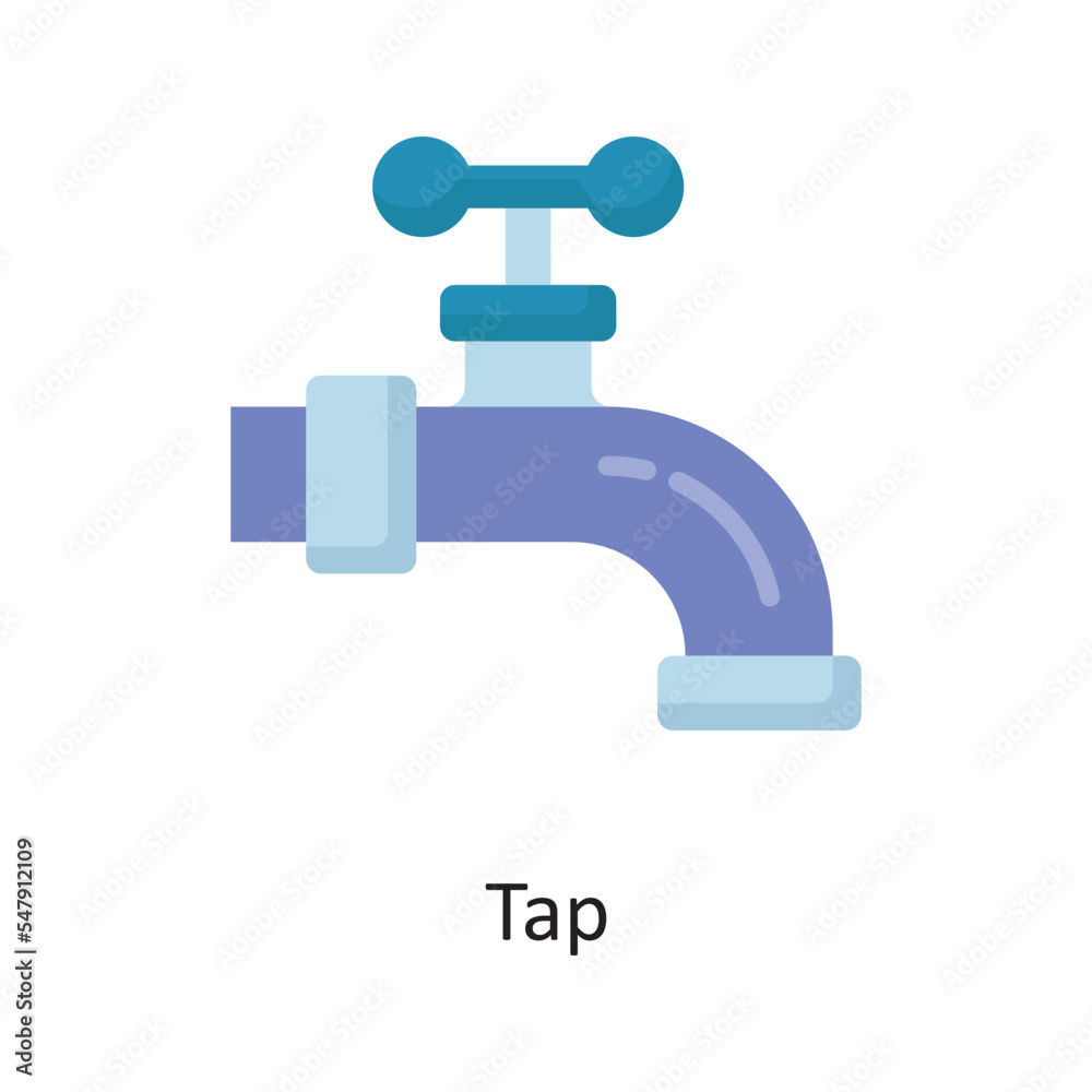 Tap Vector Flat Icon Design illustration. Housekeeping Symbol on White background EPS 10 File Tap Vector Flat Icon Design illustration. Housekeeping Symbol on White background EPS 10 File