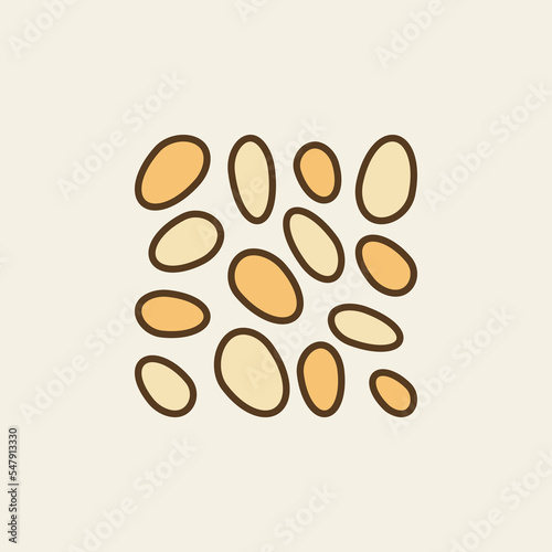 Helminth Eggs vector concept colored icon or sign