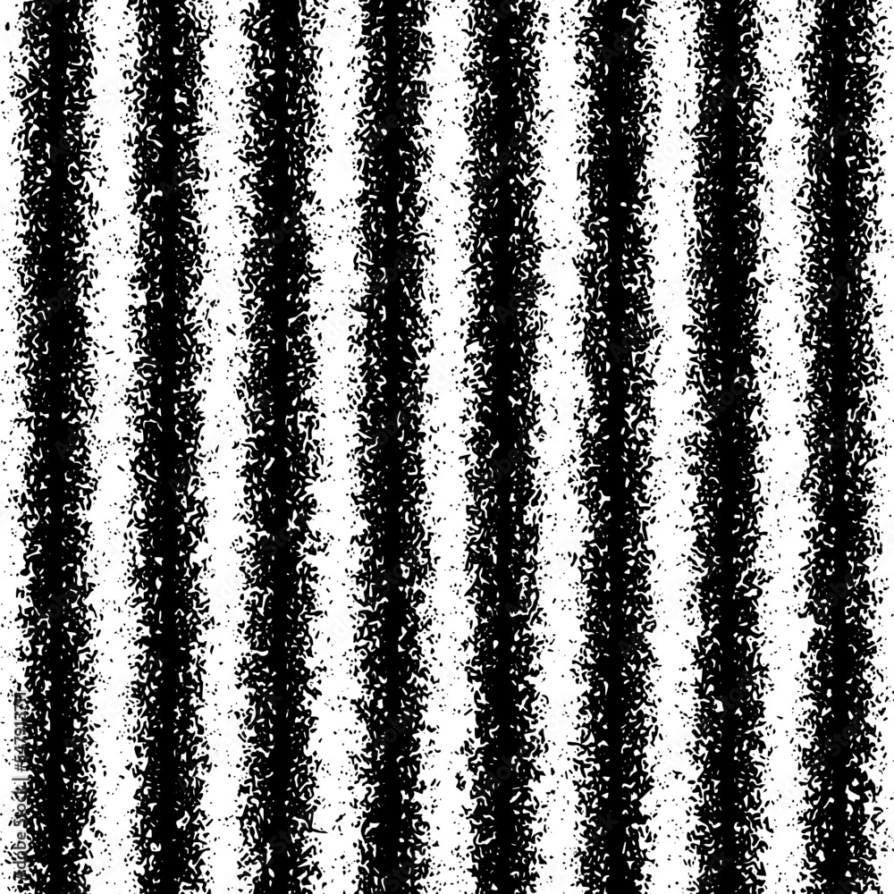 Distressed grunge, noise texture design element. Black and white vector background.