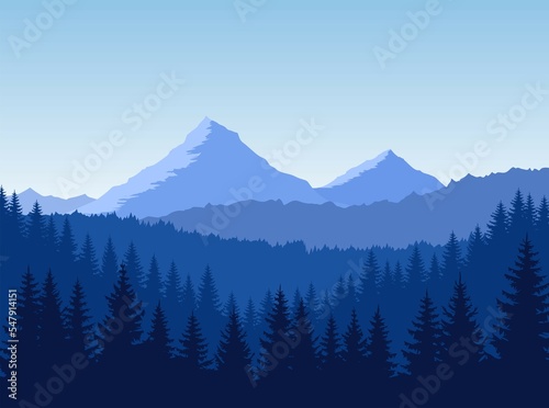 mountain landscape in the mountains