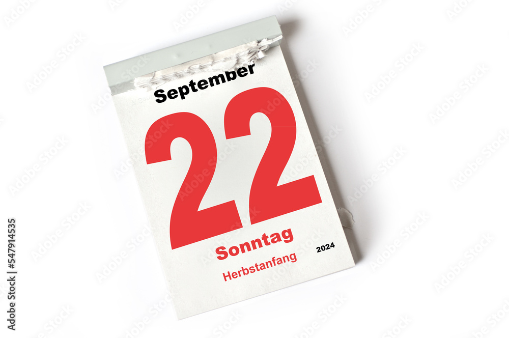 22 September 2024 Herbstanfang Stock Photo Adobe Stock