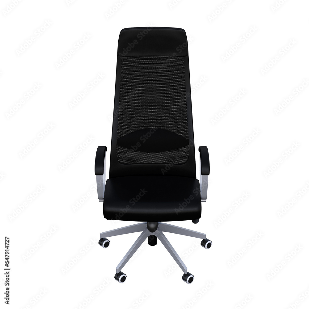 office chair isolate on a transparent background, interior furniture, 3D illustration, cg render office chair isolate on a transparent background, interior furniture, 3D illustration, cg render