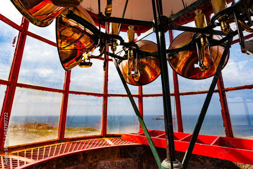 Tableau sur toile Inside historic Bonavista Lighthouse NL Canada