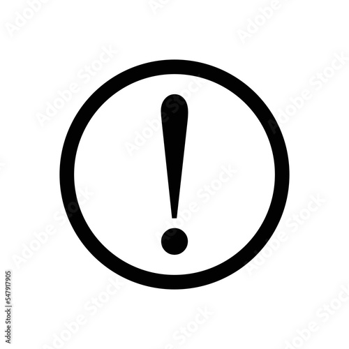 silhouette caution sign icon, a simple flat design