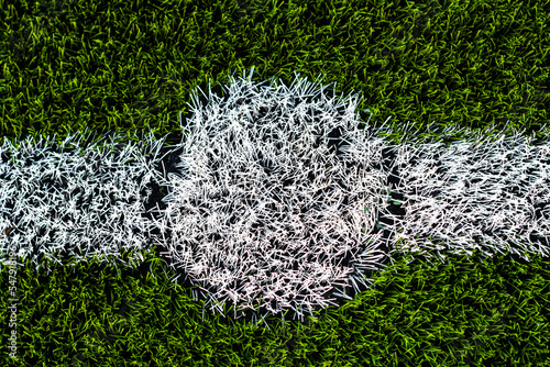 background of the midfield of a football field