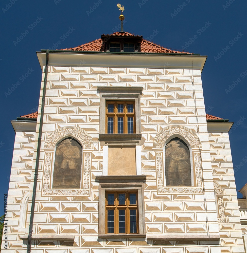 external fresco of Zeliv Premonstratensian monastery