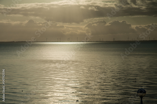 Windparks in der Ostsee vor Rügen photo