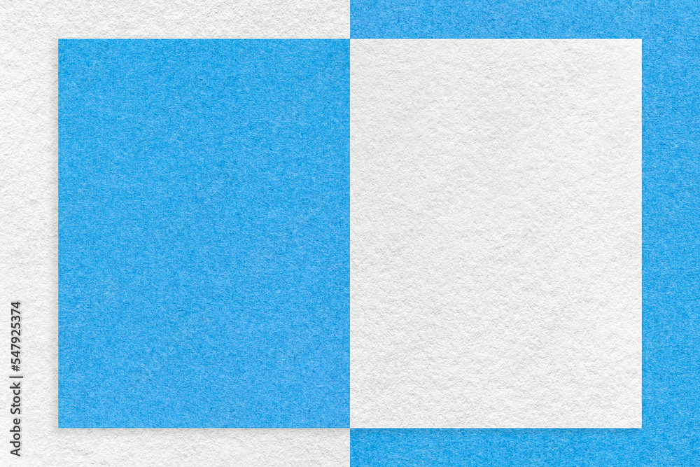 Texture of white and light blue paper background with geometric shape. Craft turquoise cardboard Texture of white and light blue paper background with geometric shape. Craft turquoise cardboard