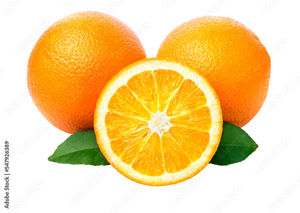 Orange fruit isolated