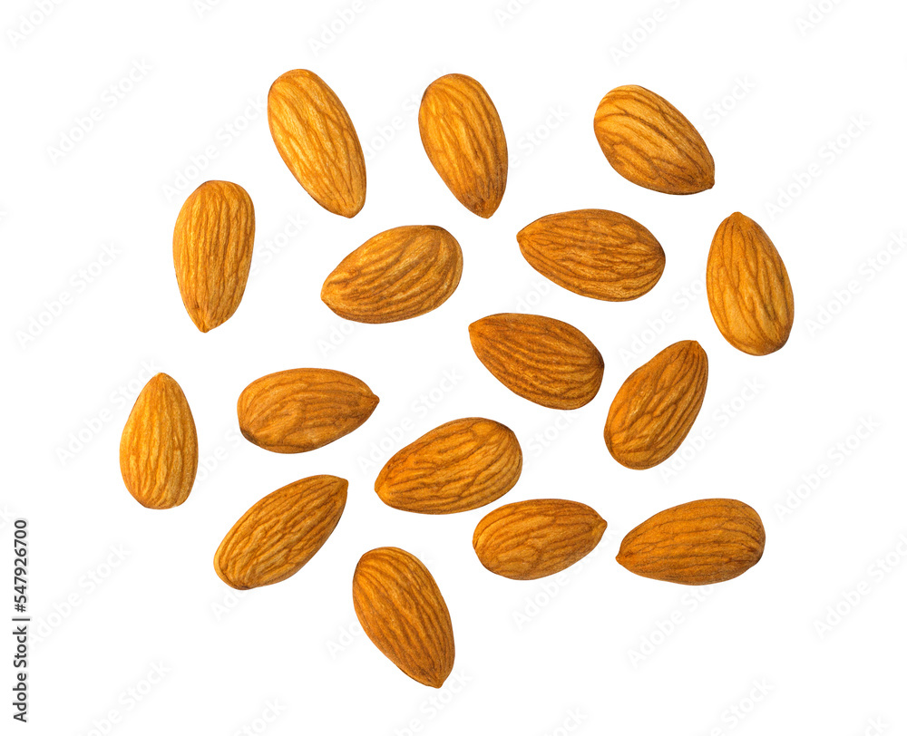 Almonds isolated Almonds isolated
