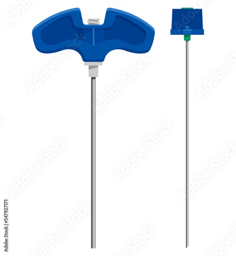 Biopsy needle kit for obtain a sample of cells